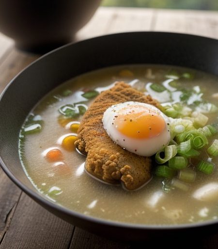 Fried Chicken Soup recipe image