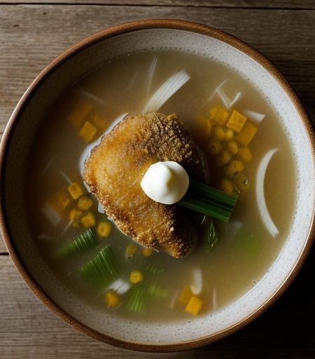 Fried Chicken Soup recipe image