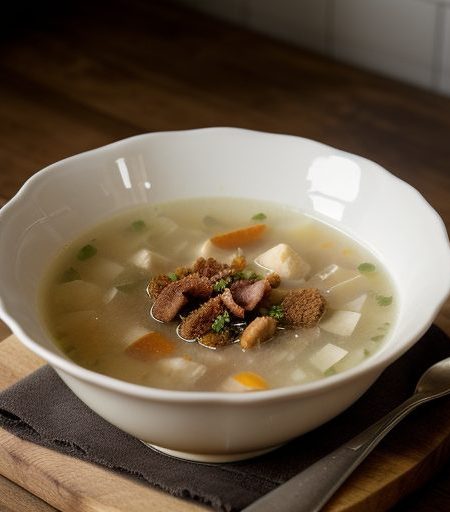 Fried Chicken Soup recipe image