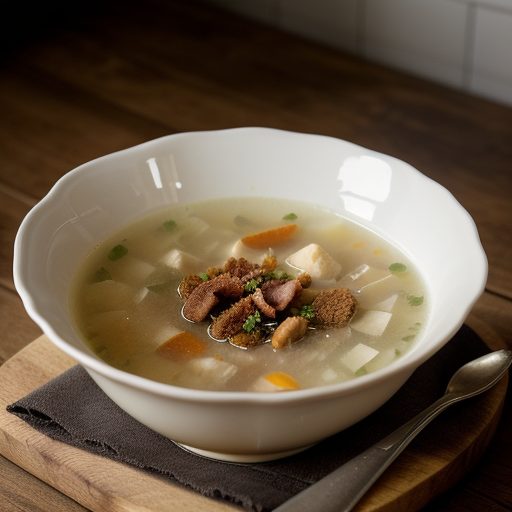 Fried Chicken Soup recipe image