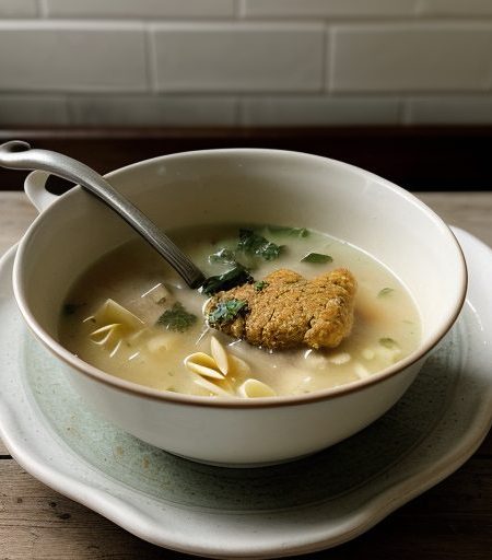 Fried Chicken Soup recipe image