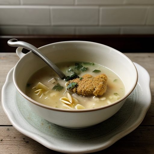 Fried Chicken Soup recipe image