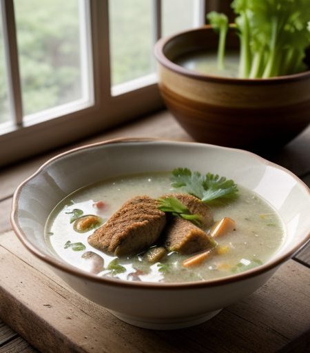 Fried Chicken Soup recipe image