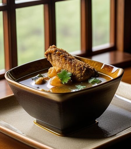 Fried Chicken Soup recipe image