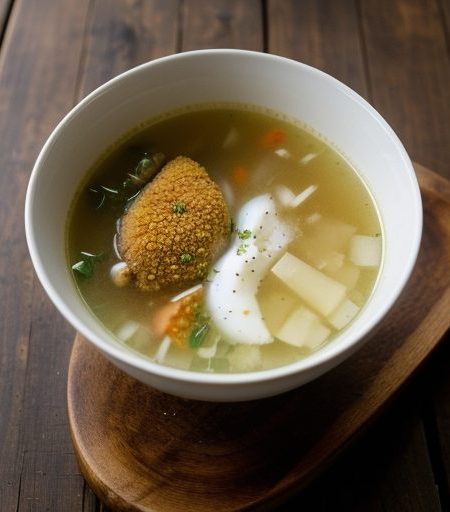 Fried Chicken Soup recipe image