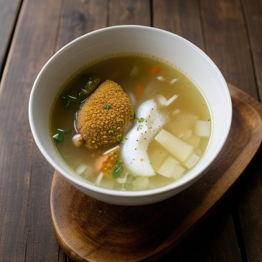 Fried Chicken Soup recipe image