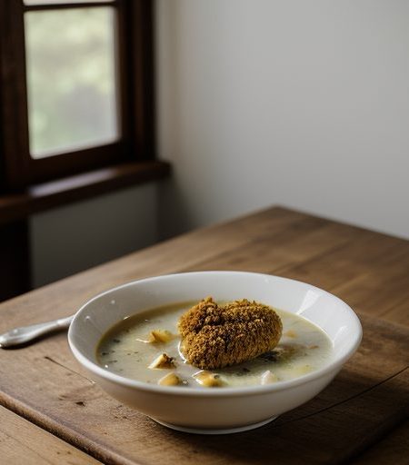 Fried Chicken Soup recipe image