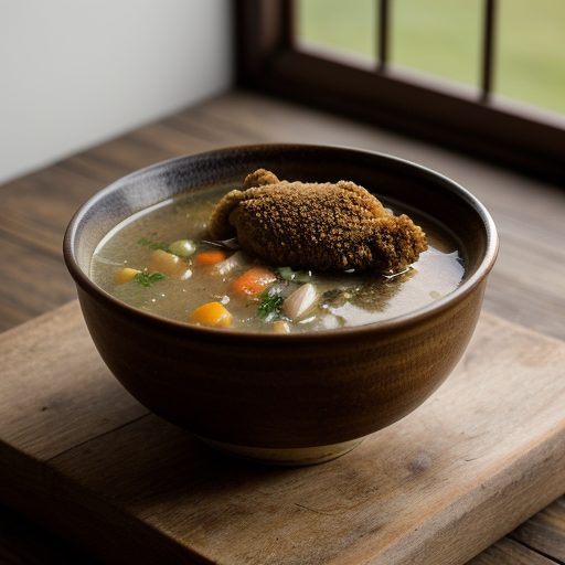 Fried Chicken Soup recipe image