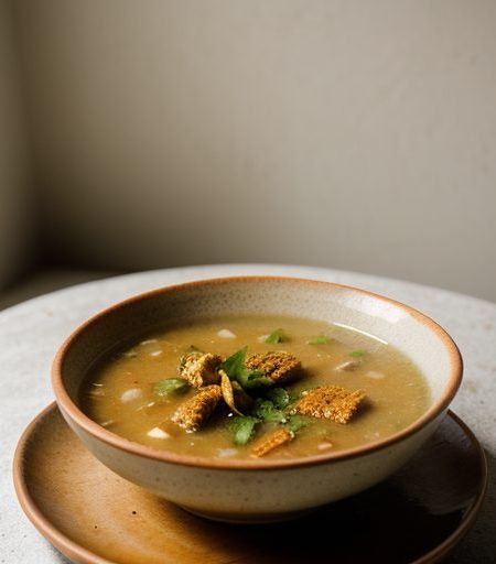 Fried Chicken Soup recipe image