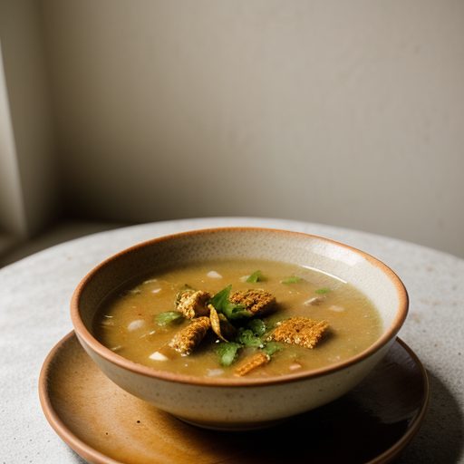 Fried Chicken Soup recipe image