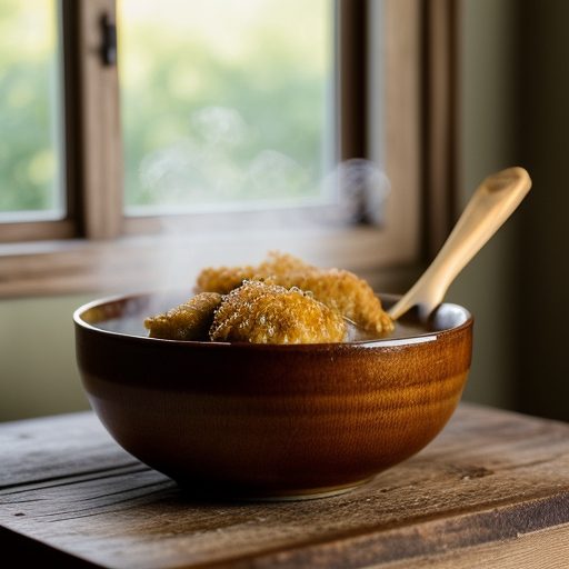 Fried Chicken Soup recipe image