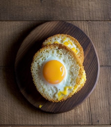 Fried Egg Bread recipe image