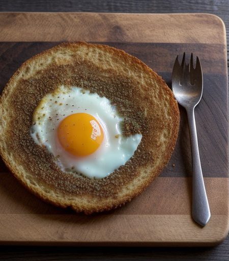 Fried Egg Bread recipe image