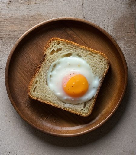 Fried Egg Bread recipe image
