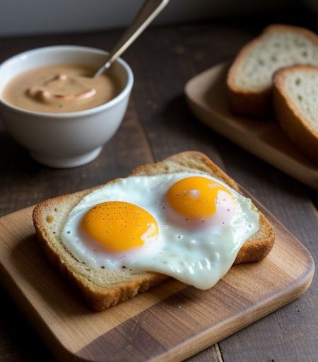 Fried Egg Bread recipe image