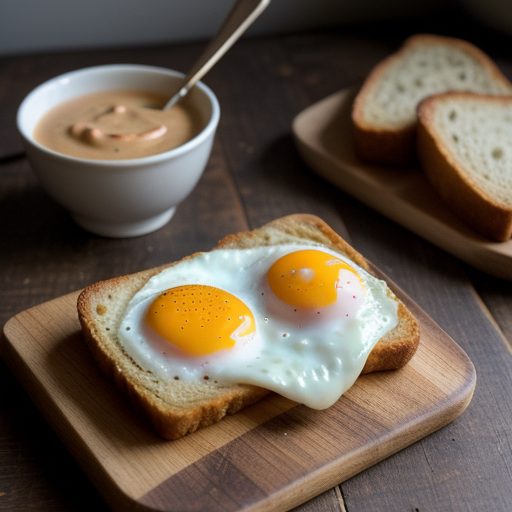 Fried Egg Bread recipe image