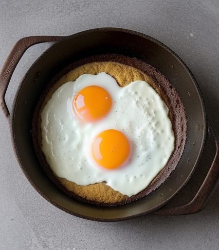 Fried Egg Cake recipe image