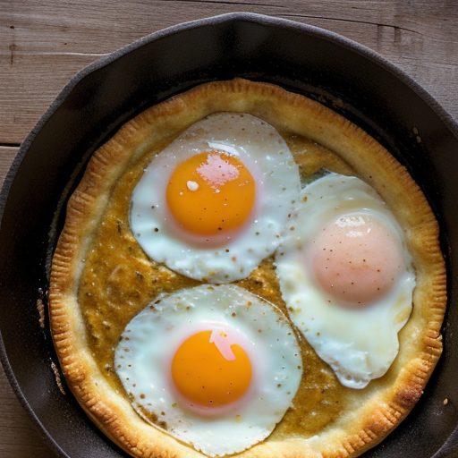 Fried Egg Pie recipe image