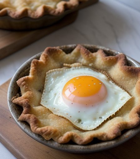 Fried Egg Pie recipe image
