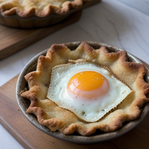Fried Egg Pie recipe image