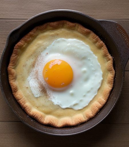 Fried Egg Pie recipe image
