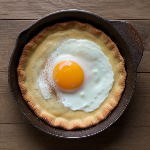 Fried Egg Pie recipe image