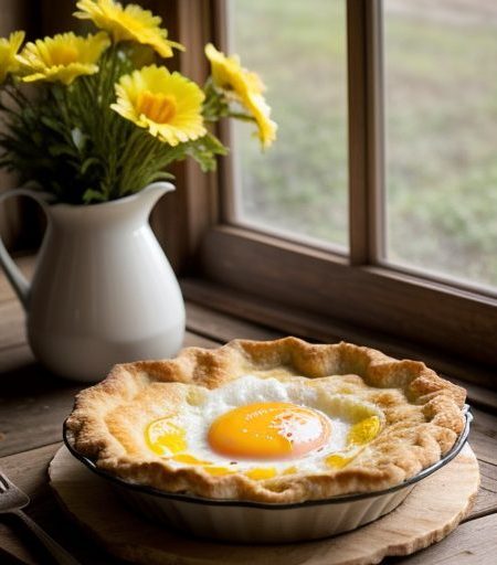 Fried Egg Pie recipe image