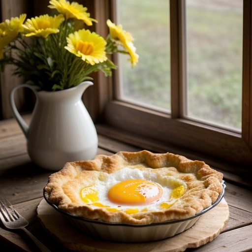 Fried Egg Pie recipe image