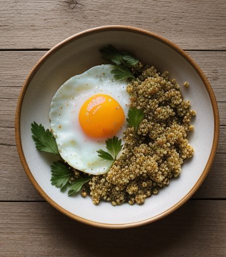 Fried Egg Salad recipe image