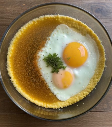 Fried Egg Salad recipe image