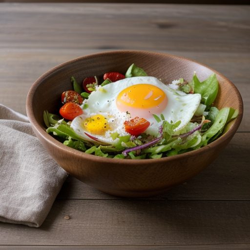 Fried Egg Salad recipe image