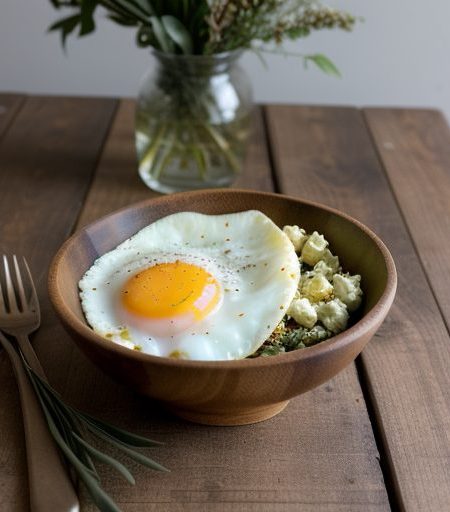 Fried Egg Salad recipe image