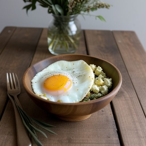 Fried Egg Salad recipe image
