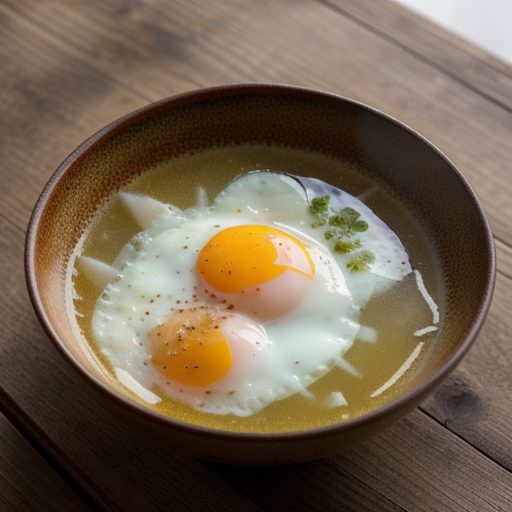 Fried Egg Soup recipe image