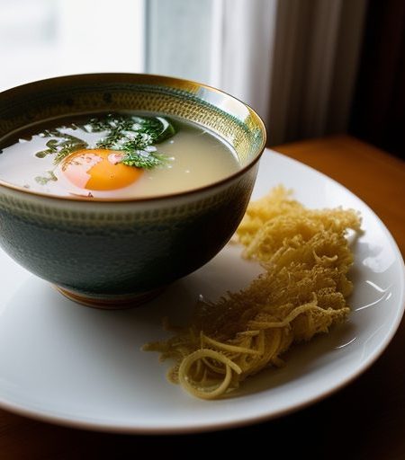 Fried Egg Soup recipe image