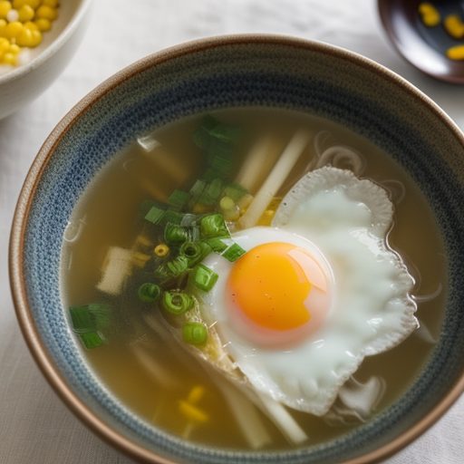 Fried Egg Soup recipe image
