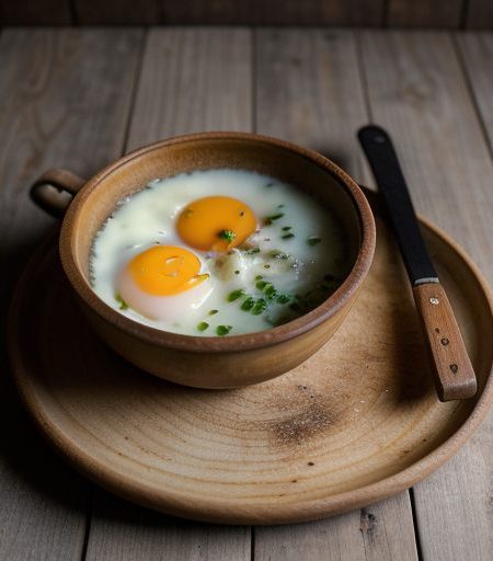 Fried Egg Soup recipe image