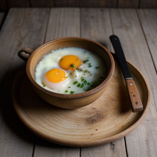 Fried Egg Soup recipe image