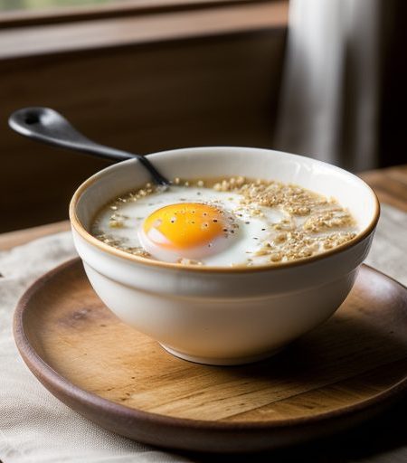 Fried Egg Soup recipe image