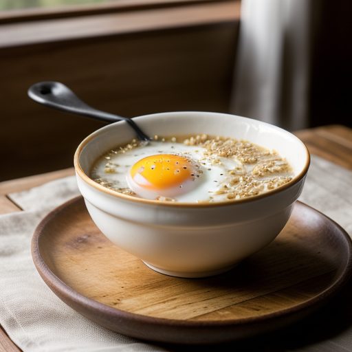 Fried Egg Soup recipe image
