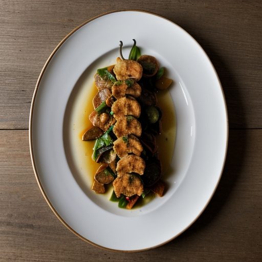 Fried Eggplant With Shrimp Etouffee recipe image