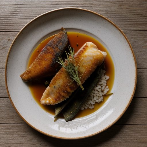 Fried-Fish Fillets With Sherry Vinegar & Herbs recipe image