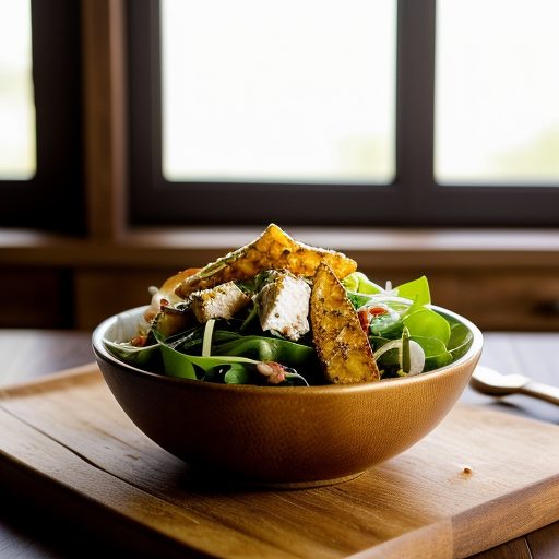 Fried Fish Salad recipe image