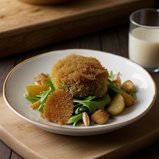 Fried Fish Salad recipe image