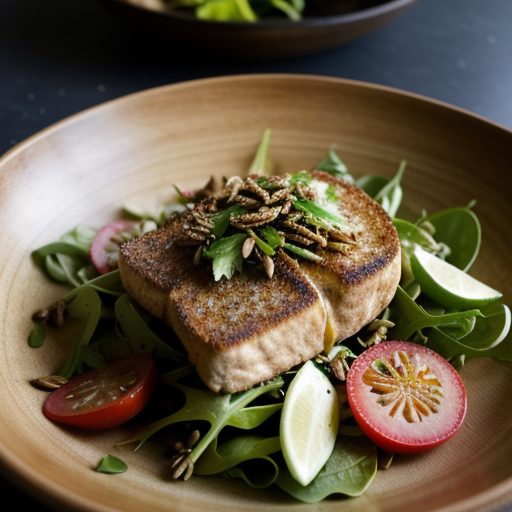 Fried Fish Salad recipe image