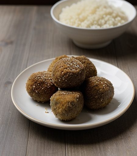 Fried Garlic Chicken Balls recipe image