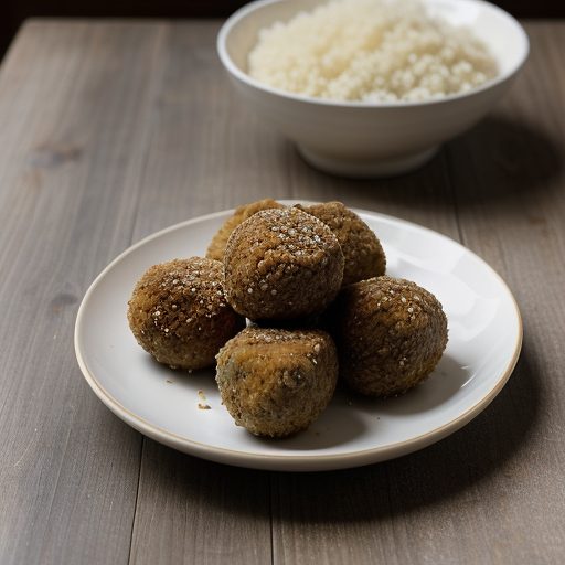 Fried Garlic Chicken Balls recipe image