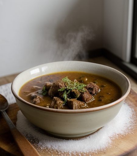 Fried Lamb Soup recipe image