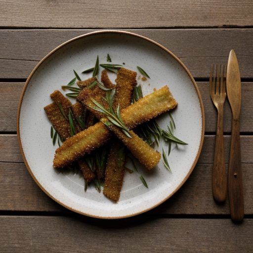 Fried Leeks With Tarragon recipe image