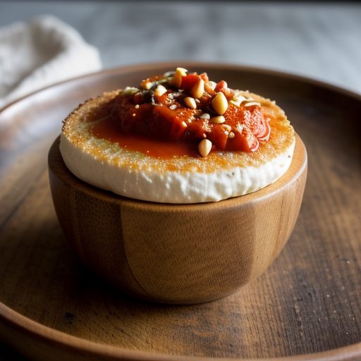 Fried Mozzarella With Roasted Red Pepper Sauce recipe image